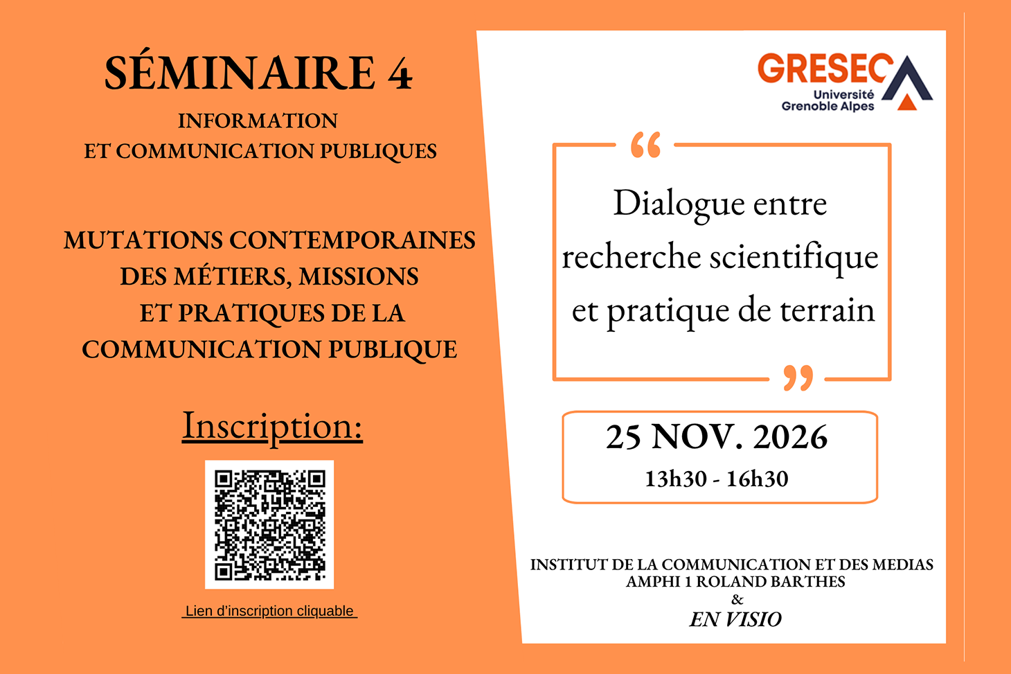 Information et communication publiques : Mutations contemporaines des métiers, missions et pratiques de la communication publique